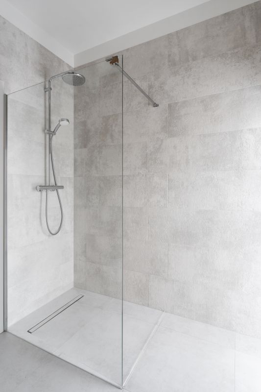 Walk-in Shower with Multiple Shower Heads